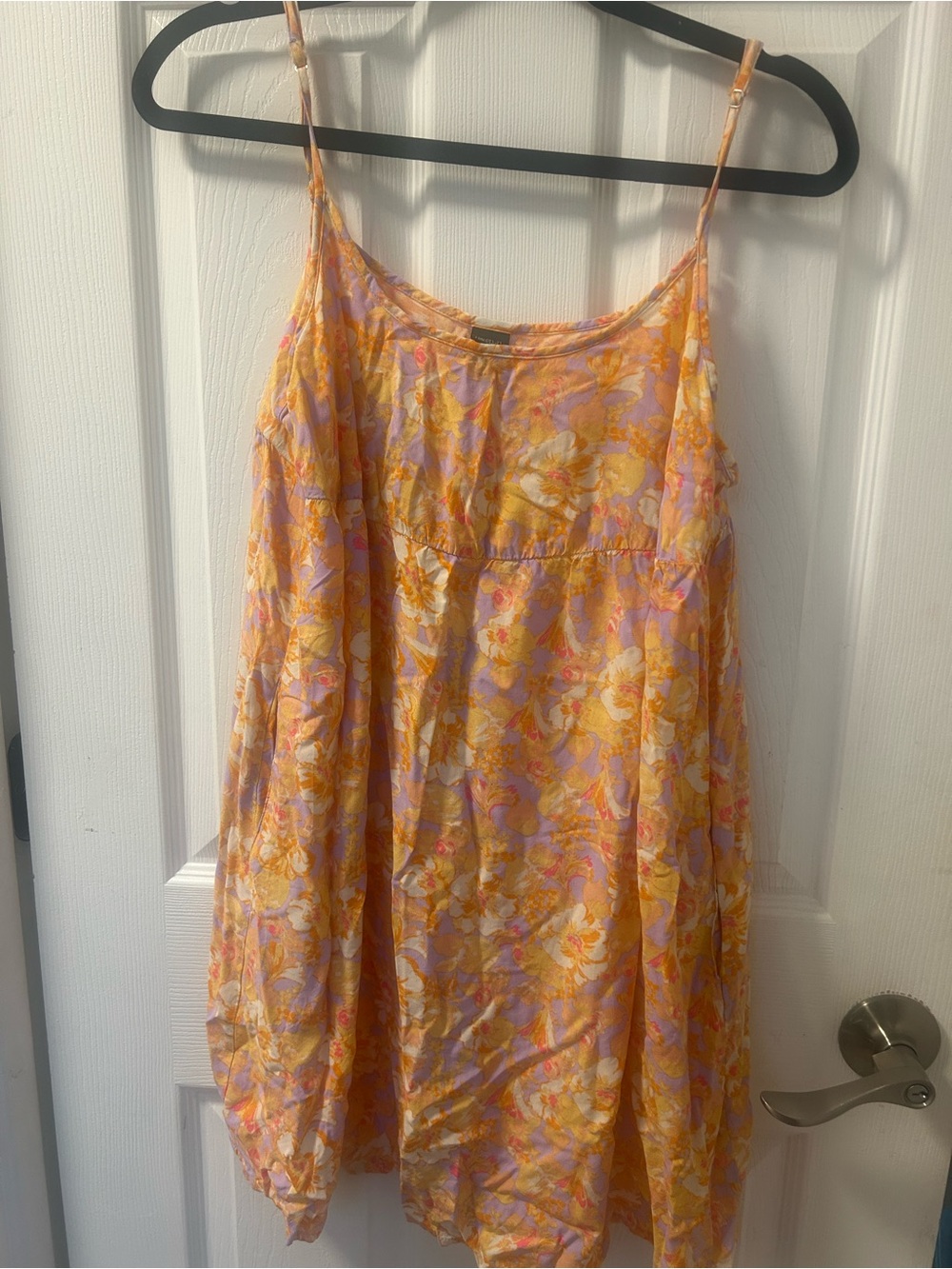 wild fable Yellow Lavender Floral Slip Dress